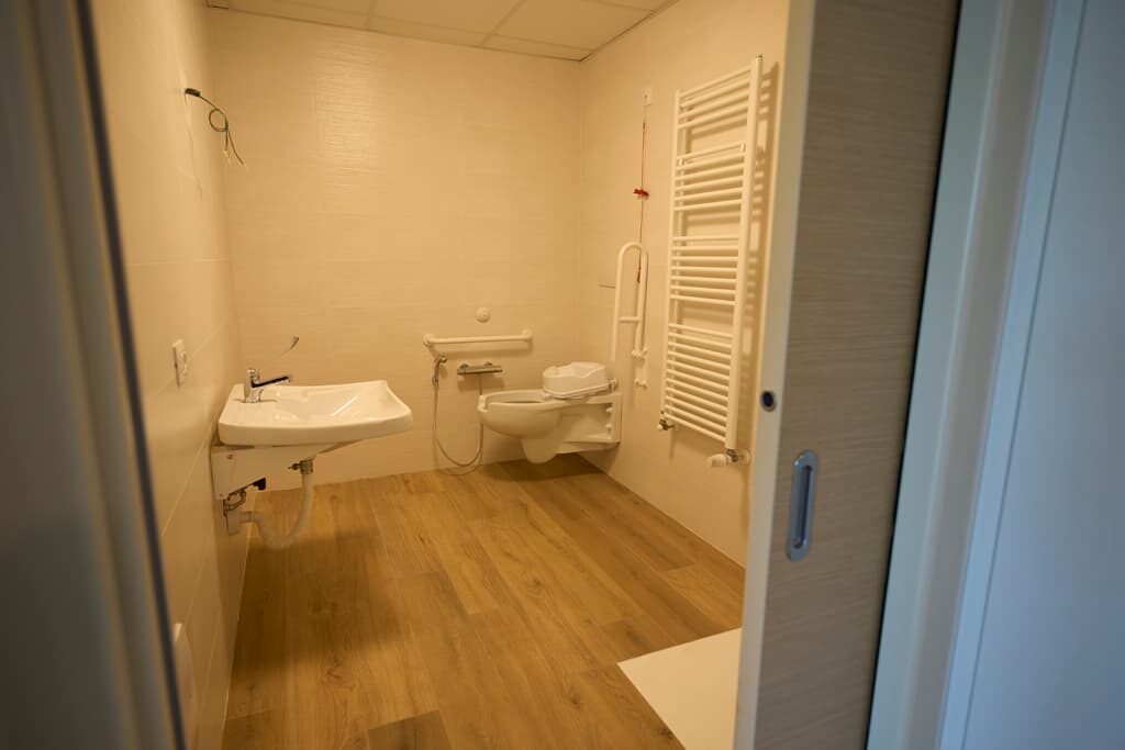 Alloggio protetto San Sisto 2, bagno accessibile