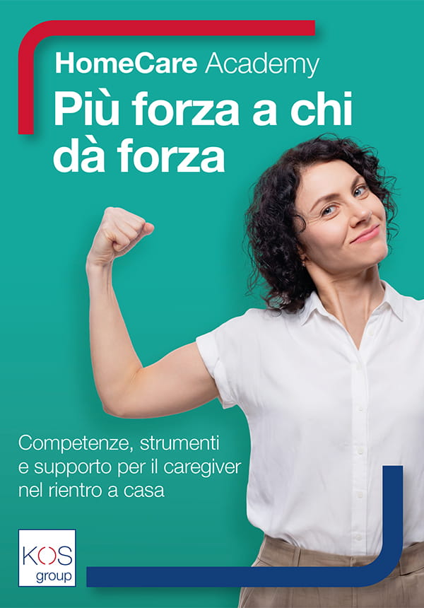 Copertina del pieghevole informativo HomeCare Academy